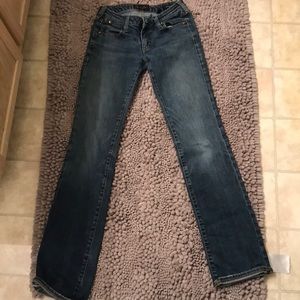 Wrangler low rise boot cut jeans